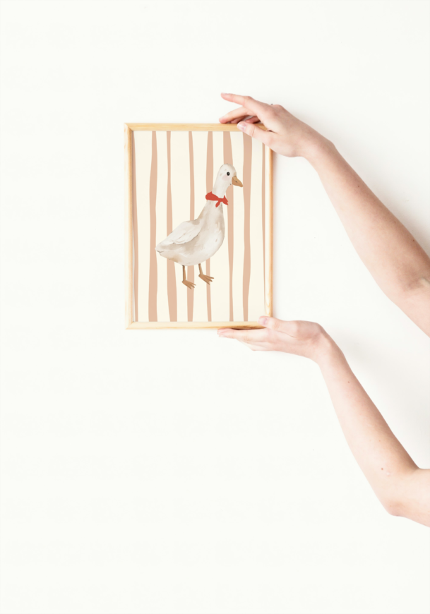 Cottagecore Duck Printable Wall Art –  Digital Download - Image 2