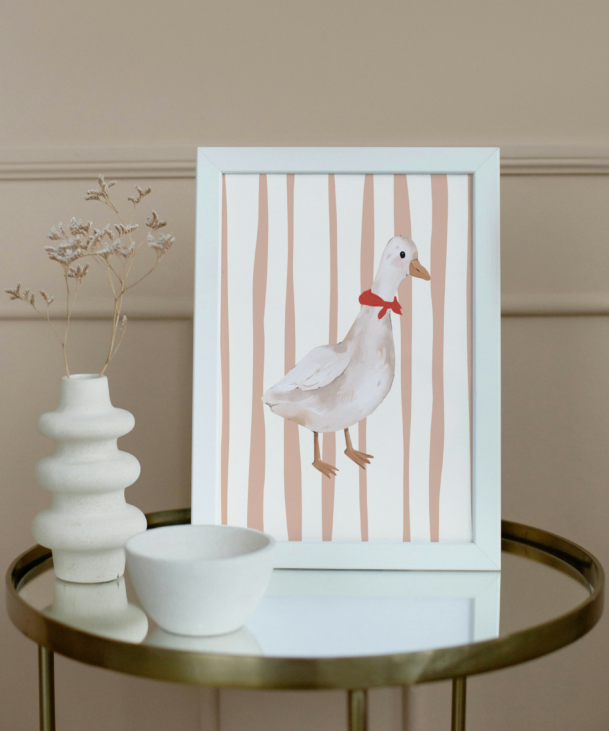 Cottagecore Duck Printable Wall Art –  Digital Download